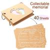 Baby Guest Book Signature Elephant Design Kraft Paper Guestbook Advice Cards Birthday Party Decoration Children DIY Photo