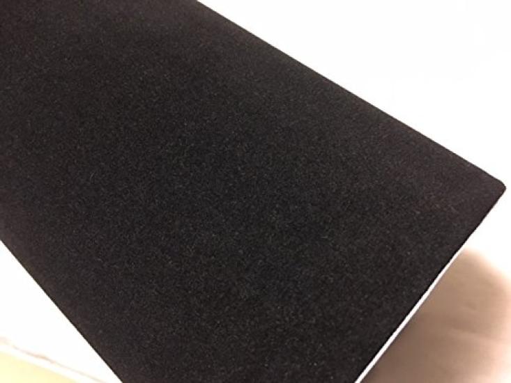 cutting sheet 135cm x 30cm Black for interior use Suede-like