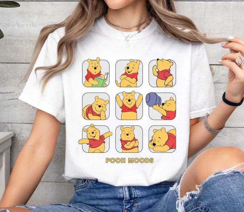 Pooh Moods Happy TShirt Unisex S