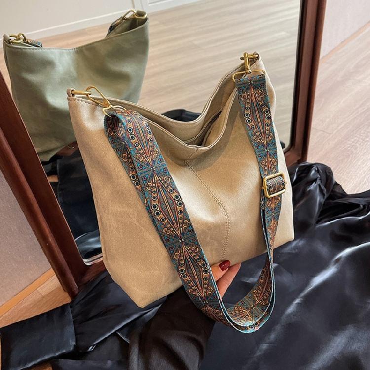 2023 NEW Vintage Shoulder Bag Casual Crossbody Bag for Women Girl Bucket Bag