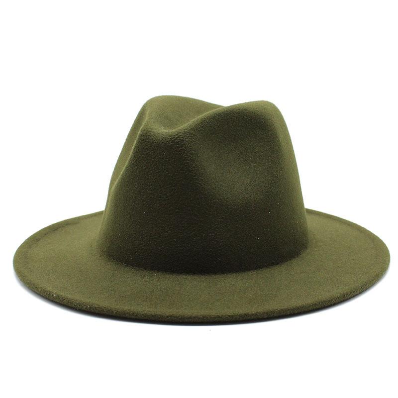 Cappello Fedora in Feltro di Lana per Uomo e Donna Con Protezione Solare e Traspirabilità Per la Moda Estiva