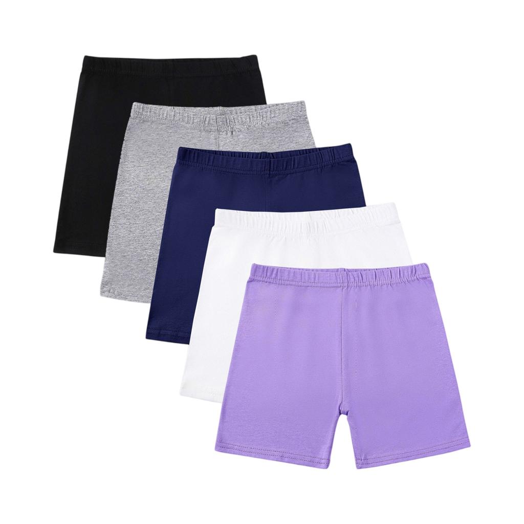 Summer Girls' Three-Point Safety Pants Underwear Leggings Five-Piece Set