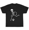 Skeleton Soccer Halloween Sport Player Costume T-Shirt Unisex Funny Tee Gift NEW