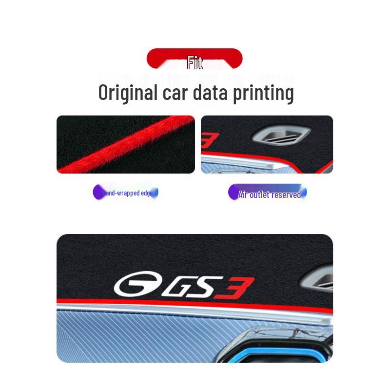 Sunshade Pad for 2023 GAC Trumpchi GS3 YingSu Car Interior Modification Accessories