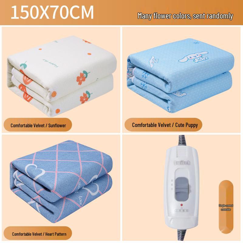 Smart Electric Blanket - Dual Control Waterproof for Dorm & Home