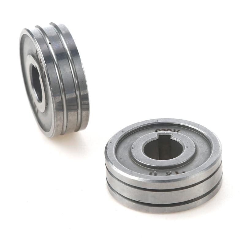 Professionelles MIG Drahtvorschubwalzen-Antriebsrad V GERÄNDELT U Führungsvorschubschweißen 0,6/0,8/1,0mm Walze in Industriequalität