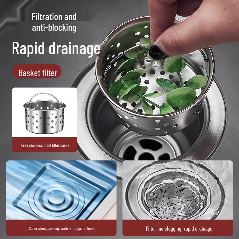 Faenza Kitchen Sink Drain Strainer and Stopper