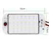 48 LED Car Interior Reading Lamp 12V-24V Panel Light Car Interior Reading Lamp High Brightness For Truck RV Boat Camper Lights