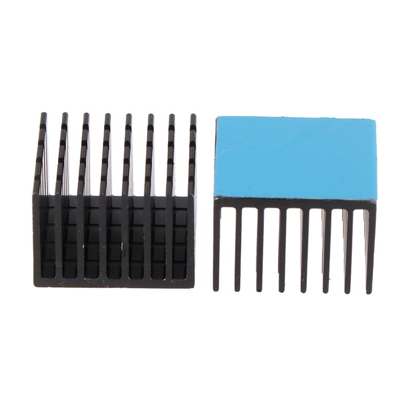 5Pcs Heatsink Radiator Cooler 22*22*15Mm W/Thermal Tape For Electronic Chip Ic
