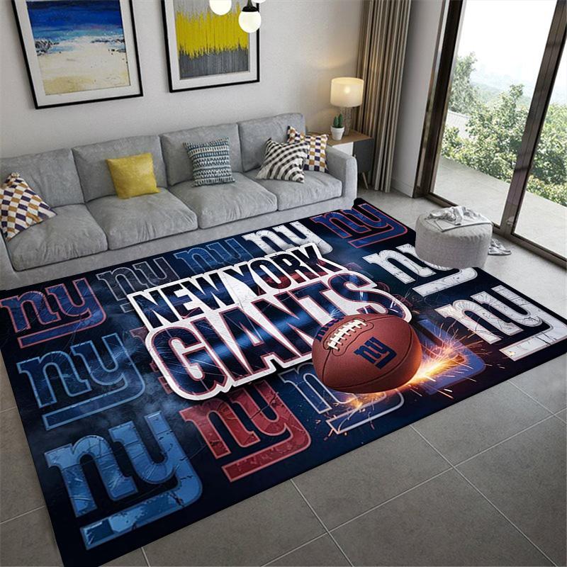 New York Giants Carpet Rug for Living Room Bedroom Home Sofa Decoration,Kids Play Non-slip Floor Mat