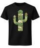 Cat Cactus T-Shirt Funny Cat Lover Plant Lover Graphic Unisex Tee