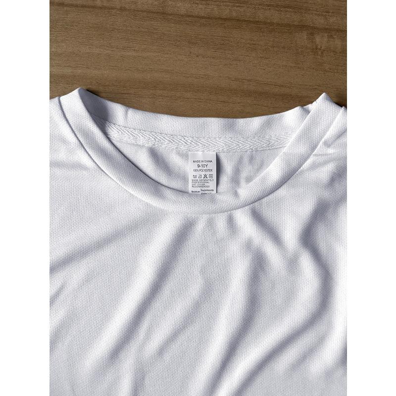 Europäische Größen Kinder Mädchen Mode kurzärmelige T-Shirts Mädchen Mode T-Shirts, frühe Herbst Oberteile, Alltagskleidung, bedrucktes Outdoor Freizeit Oberteil