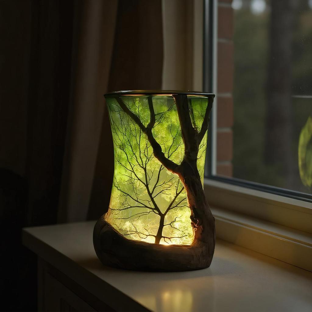 Aesthetic Lamp Tree Desk Lamp Decorative Lights Battery Operated Nightlight Home Decor for Adults Birthday Apartment Party