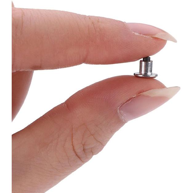 Tire Spikes Wheel Studs Snow 100pcs 6.5mm/0.26" Anti-Slip Tire Studs, Heavy Duty Wheel Tire Snow Studs for Car, ATV, Motorcycle, Bike, Shoes