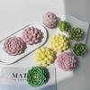 Unique DIY Molds Succulent Shape Silicone Candle Moulds for DIY Hand-Making
