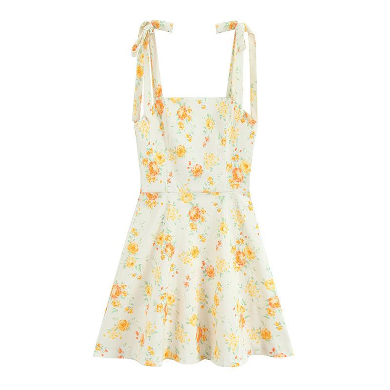 

TAOP&ZA Women s Bow Floral Print Poplin Dress - Spring/Summer Collection Large