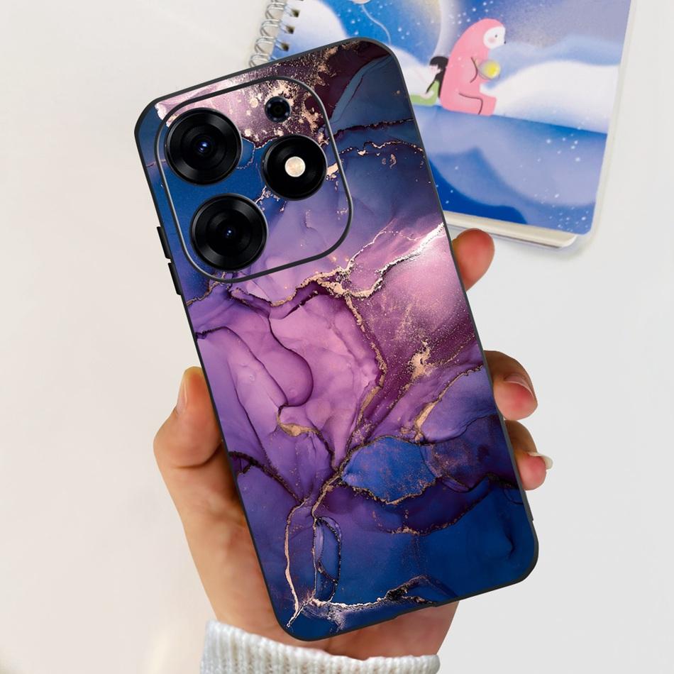 For Tecno Spark 10 Pro Case Spark 10Pro KI7 2023 Fashion Elegant Printing Soft Silicone TPU Phone Back Cover Bumper