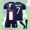 Premium Paris Saint-germain Fußballtrikot-Set für Kinder Messi Mbappe Neymar