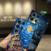 Case for Samsung Galaxy S25 Edge S23 Ultra S21 FE S20 S24 Plus Black Soft Phone Cover Oil Painting Art
