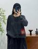 25-Year Loose Casual Korean Academic Style Cotton Sweater Top, Long Sleeve Design
