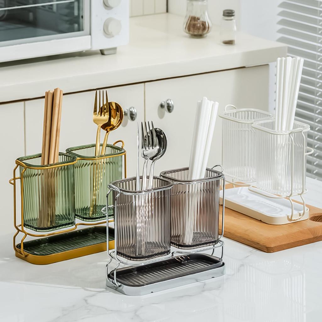 Zahnbürstenhalter Schreibtisch-Rasierer-Organizer Dekorative Mehrzweck-Zahnbürstenhalter für Schminktisch Küchentheke Spüle Kinderzimmer