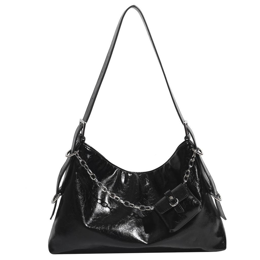 2025 Simple Underarm Bag: Large Capacity, All-match Fashion, Casual Commuter Shoulder Tote for Spring & Summer