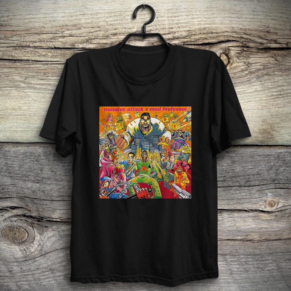 Massive Attack No Protection 3D Tricky Mushroom Daddy G Robert Del Naja T-Shirt Unisex T-Shirt S