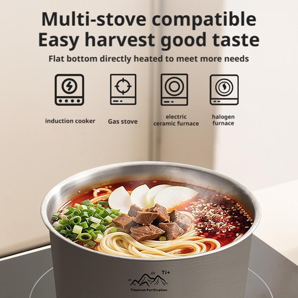 Ultralight Titanium Purification Dinner Box Preservation Portable Food Storage Container For Outdoor Picnic Camping Lunch Box