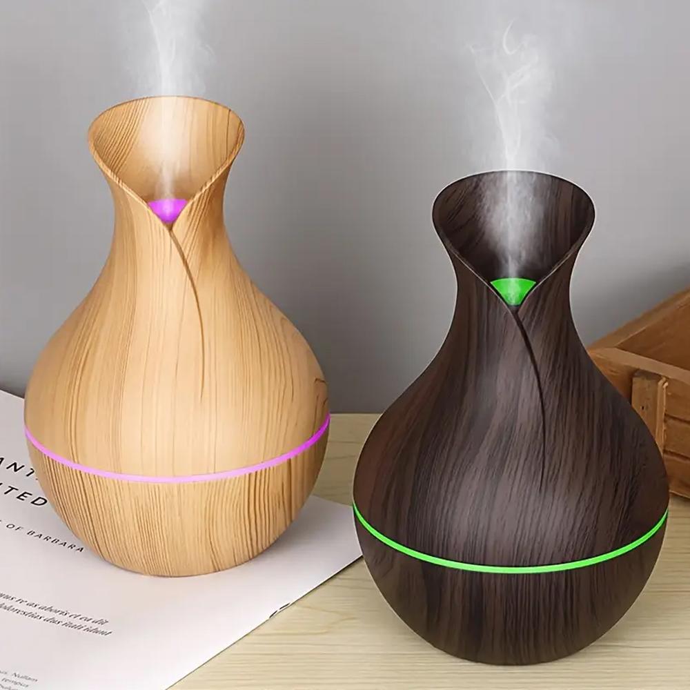 300ml Humidifier for Bedroom, Office  Cool Mist Diffuser with Essential Oil , USB Powered, Quiet Ultrasonic, Decorative & Functi