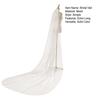 Bridal Veil Mesh Design Extra Long Wedding Veil Stunning Hairstyle Veil Scalp-friendly Soft Drooping Bridal Veil