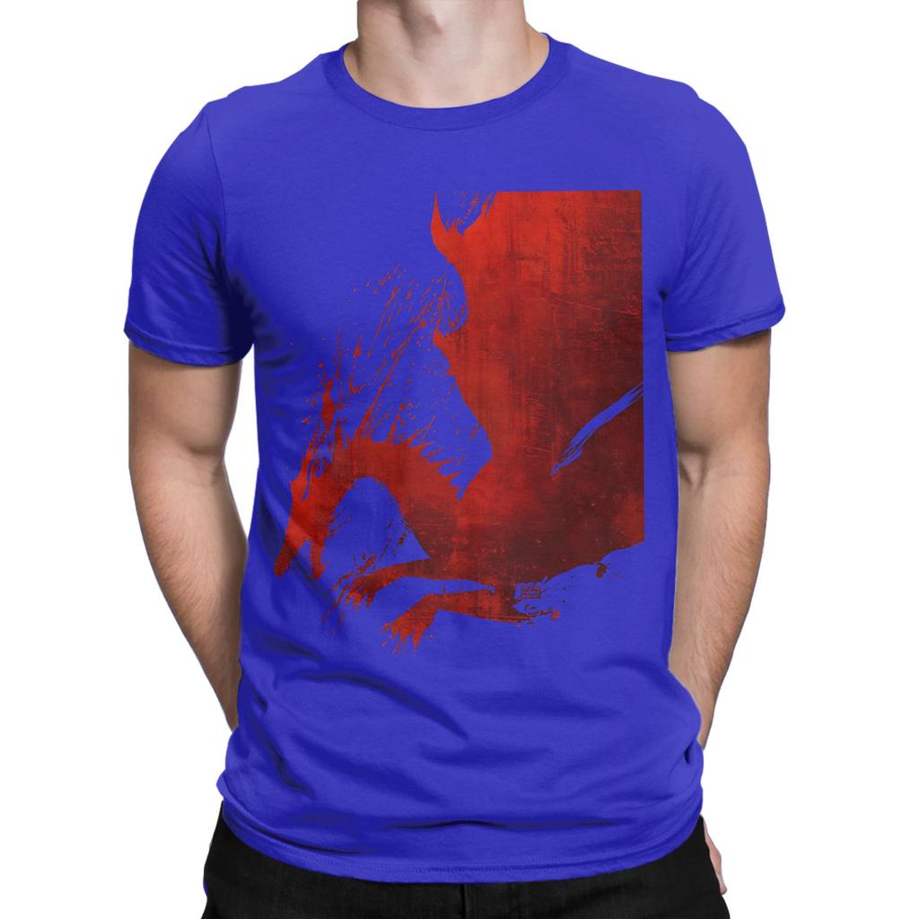 Origins Blood Dragon V2 Funny 100 Cotton Tshirt Dragon Age Tops Tees For Unisex