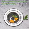Kitchen Metal Sink Filter Stainless Steel Mesh Strainer Food Waste Drain Hole Bathroom Shower Hair Catcher Stopper Sewer Filter