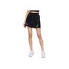 Nike Logo Print Lace-Up Woven Slim Fit Sports Shorts Women Shorts Black DR6206-010