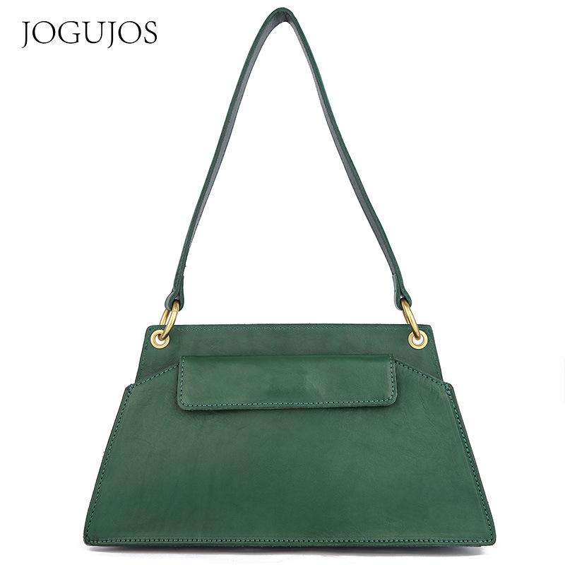 

JOGUJOS женская сумка из кожи растительного дубления, сумка под мышкой, повседневная сумка для поездок на работу, модная женская сумка, сумка через плечо из натуральной кожи