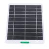5W Solar Panel Charger Solar Charger with Type C Port for Security Camera Doorbell Outdoor Indoor Use White