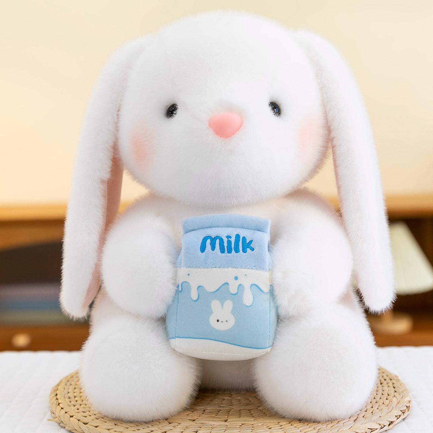 First-Class Kawaii High-Standard Rose High-Standard Apple Premium-Quality Rabbit First-Class Plush Play Sets First-Class Adorable Top-Grade Bunny 25cm