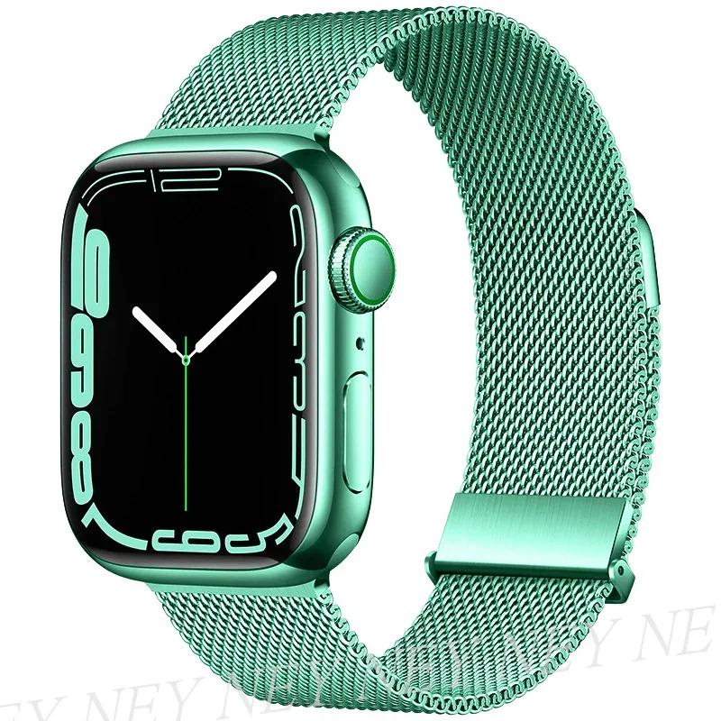 Milanese Loop for apple watch band 44mm 40mm 45mm 41mm 42-38-44 mm strap ultra 2 49mm metal bands iwatch series 9 8 7 6 SE 5 4 3