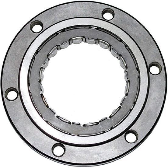 Road Passion Starter Clutch Flywheel Flange & One Way Bearing Replacement for YAMAHA YFM350 Warrior 350 1987-2006/YFM350 Moto 4 1987-1995/YFM350