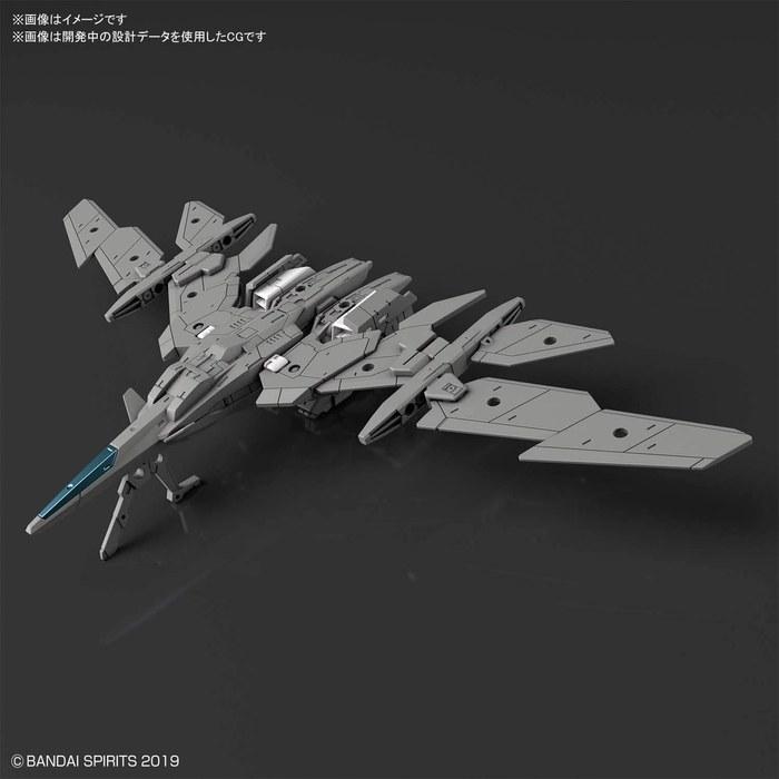 BANDAI SPIRITS 30MM Exavicle (Air Fighter Ver.) [Gray] 1/144 Scale Color-Coded Plastic Model 3 X 5 X 2.95 Inches