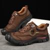 Fashion Fashion Outdoor Men's Shoes Casual Hiking Shoes Men Genuine Leather Travel Climbing Camping Footwear Brand Comfortable Sneakers