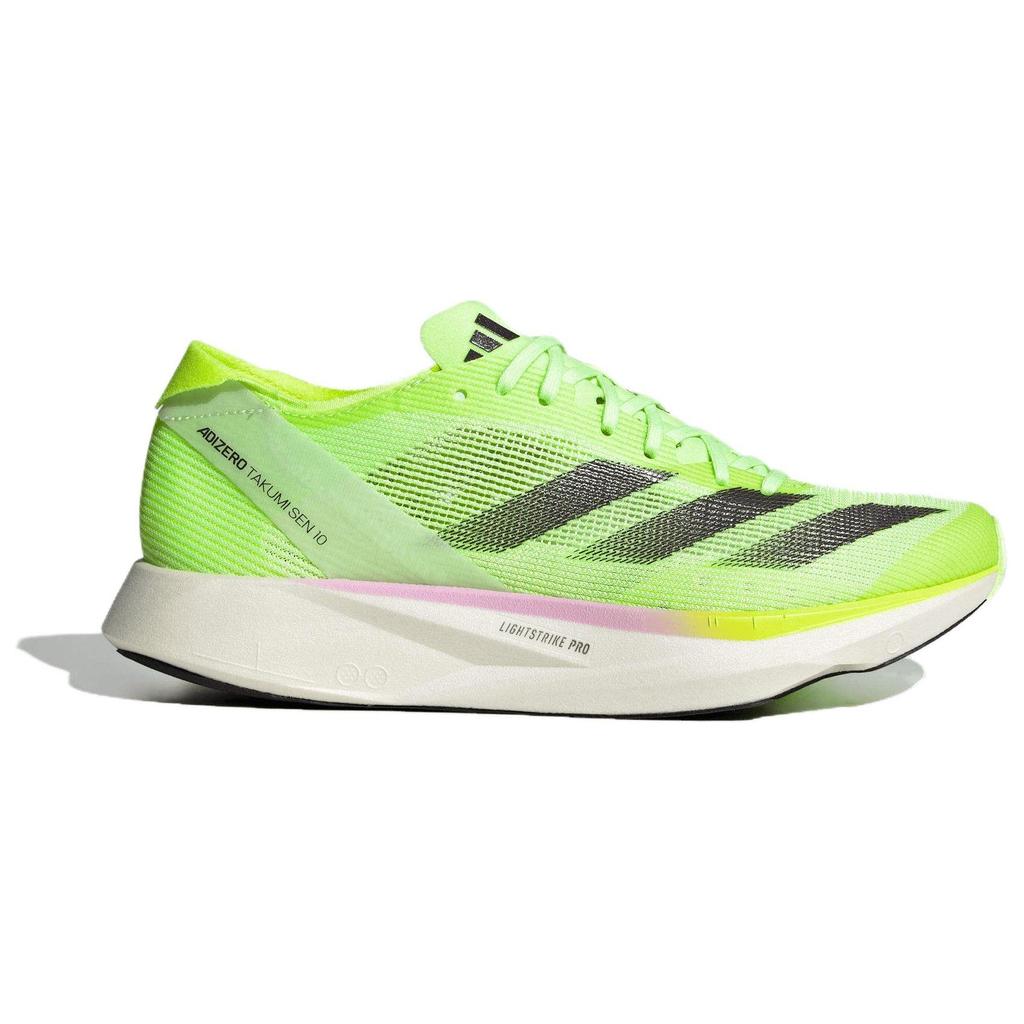 adidas Adizero Takumi Sen 10 Green Spark Aurora Met. Lucid Lemon Dámské IG8206