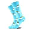 Happy Design Ctue Funny Socks Men Animals Food Pattern Sokken  Divertidos Jacquard Calcetines Unisex Hip Hop Skateboard Sox