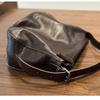 Johnature Simple Genuine Leather Women's Shoulder Bags Nature Soft Cowhide Solid Color Versatile Crossbody Bags