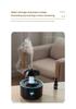 Rotating Water Drop Aroma Diffuser with Seven-Color Light and Large Mist Output