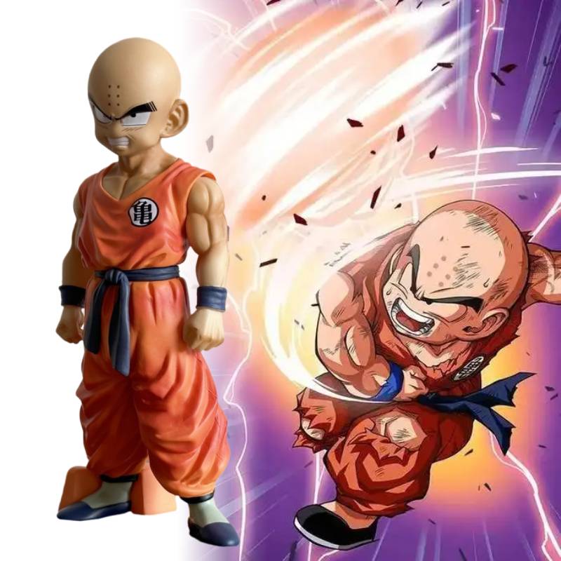 Krillin Ball Dragon Figurine Anime Model Toys Statuary Ornament Gifts Christmas