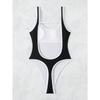 European and American New Women's Simple Contrasting Colors, Slim Body Covering Belly and Thin Bikini One-piece Competitive Swimsuit Women