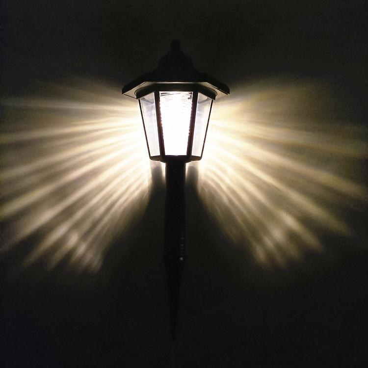 Solar LED Hexagonal Wall Light for Garden and Villa Decoration