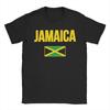 Jamaican Flag Jamaica Souvenir T Shirt Summer  Cotton TShirts For Man Custom DIY Tshirt Short Sleeves Street Style Top Tees