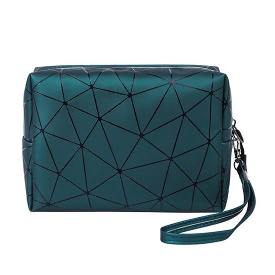 

Прочная сумка для туалетных принадлежностей с ручкой большой вместимости сохраняет порядок зелёный