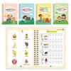 Children's All-English Recessed Groove Copybook: Letters, Numbers, Drawing for Ages 3-5 - Pen Control & Early Education